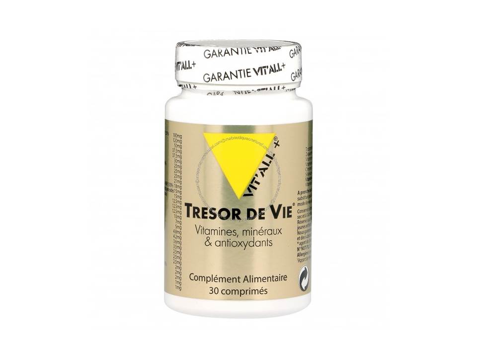 Trésor de vie - 30 comprimés - Vitall+