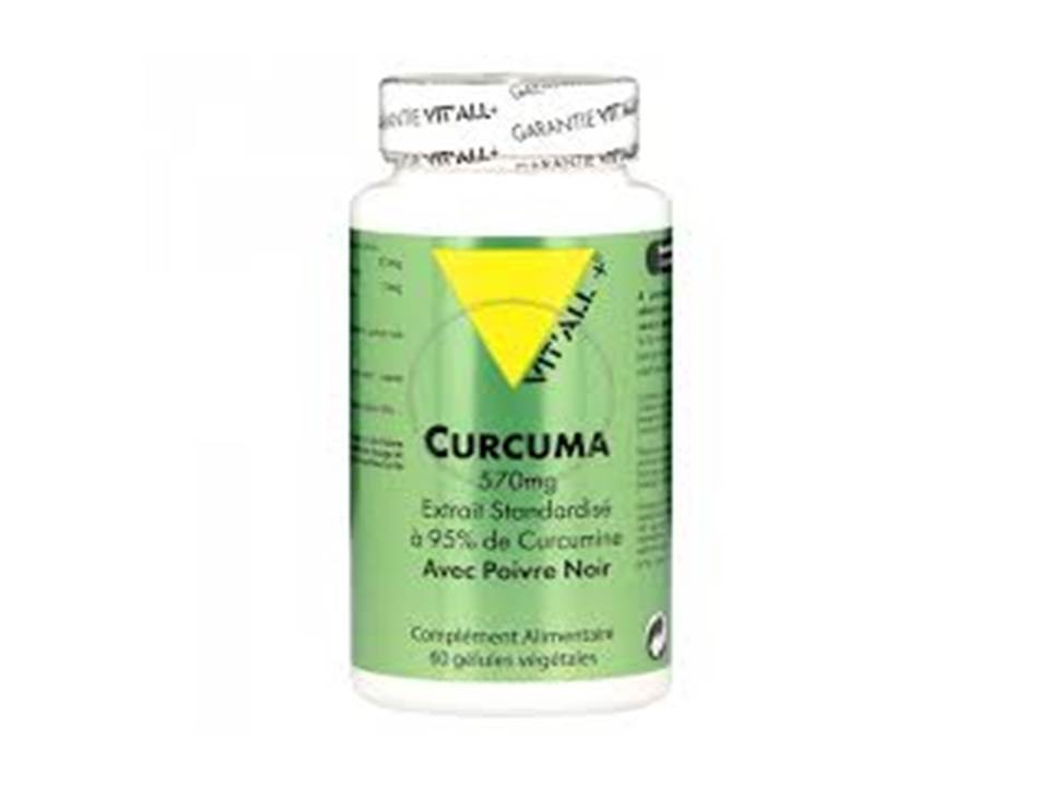 Curcuma + poivre noir - 60 capsules - Vitall+