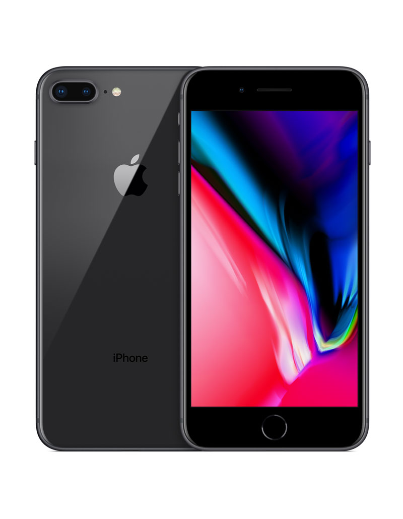 IPhone 8 Plus – Ecran 5.5” – Smartphone – 4G – ROM 256GB – RAM 3GB – IOS 11 – Camera 12MP – Noir
