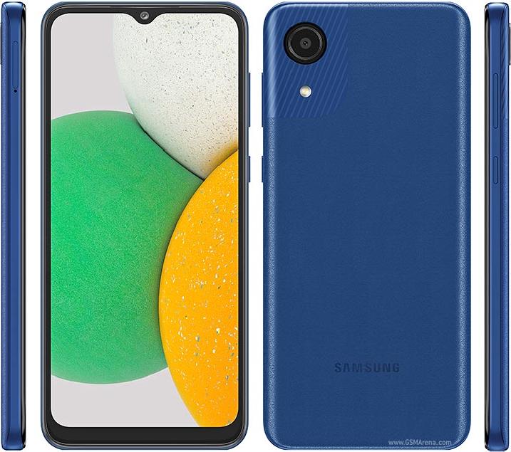Galaxy A03 Core - Ecran 6.5" - ROM 32GB - RAM 2GB - Camera 8/5MP - Bleu