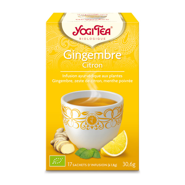 Gingembre Citron Bio - 17 sachets - Yogi tea