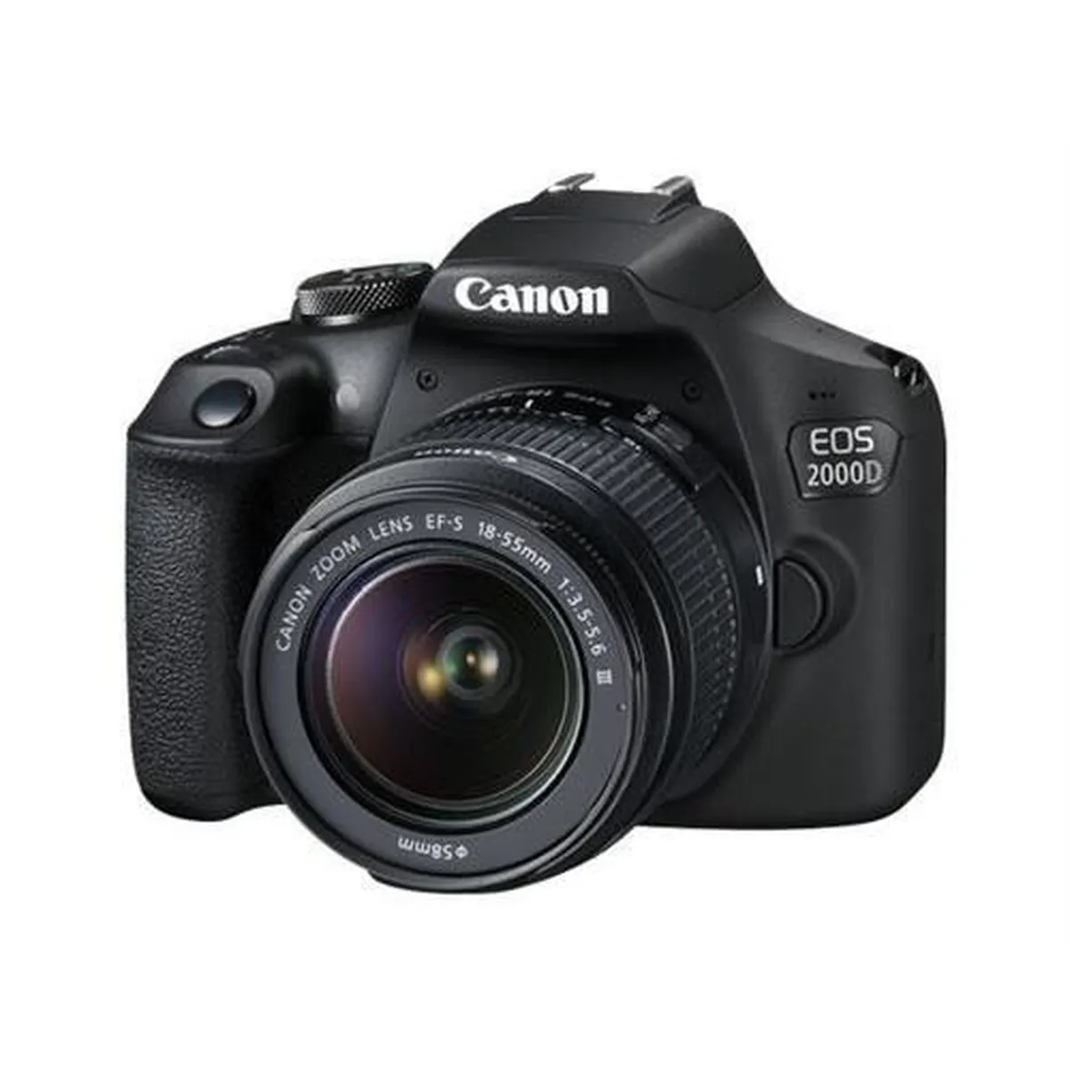 Appareil photo Reflex EOS 2000D + Objectif 18-55mm EF-S 18-55 DC III - 24 Mpixels - Vidéo Full HD 1080p - Ecran 7,5cm