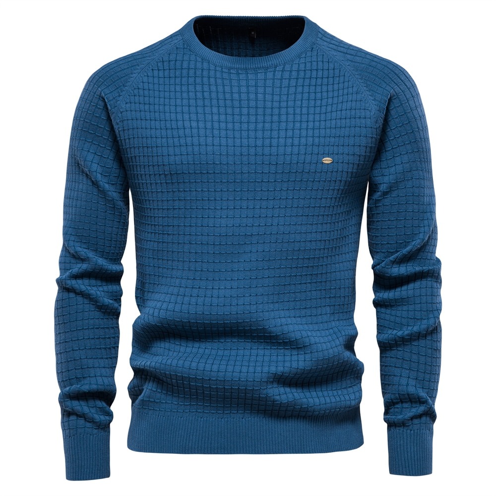 Aiopeson Chandail à Col Rond pour Homme