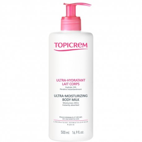 Topicrem lait hydratant pour le corps 500ml