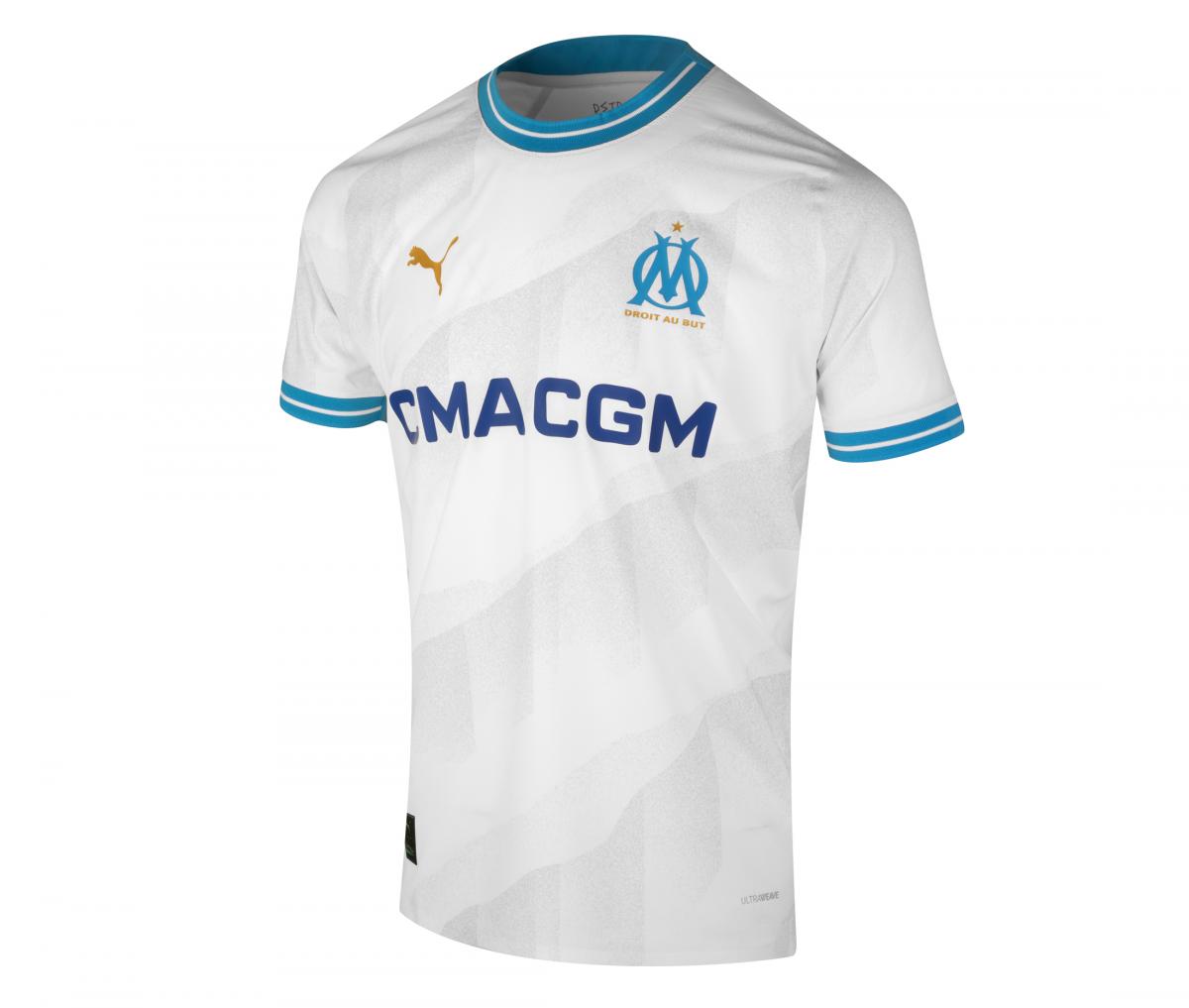 Maillot Authentique OM Domicile 2023/2024 Blanc