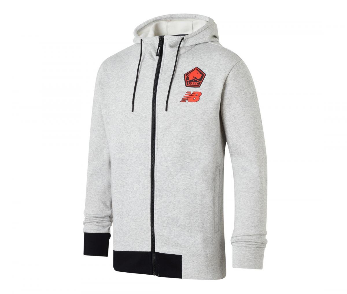 Veste à capuche LOSC Gris