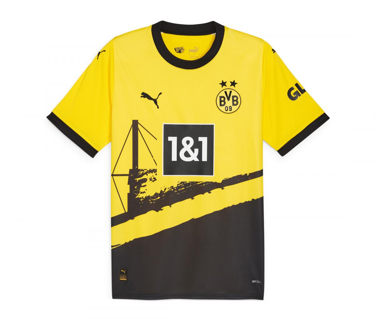 Maillot Dortmund Domicile 2023/2024 Jaune/Noir