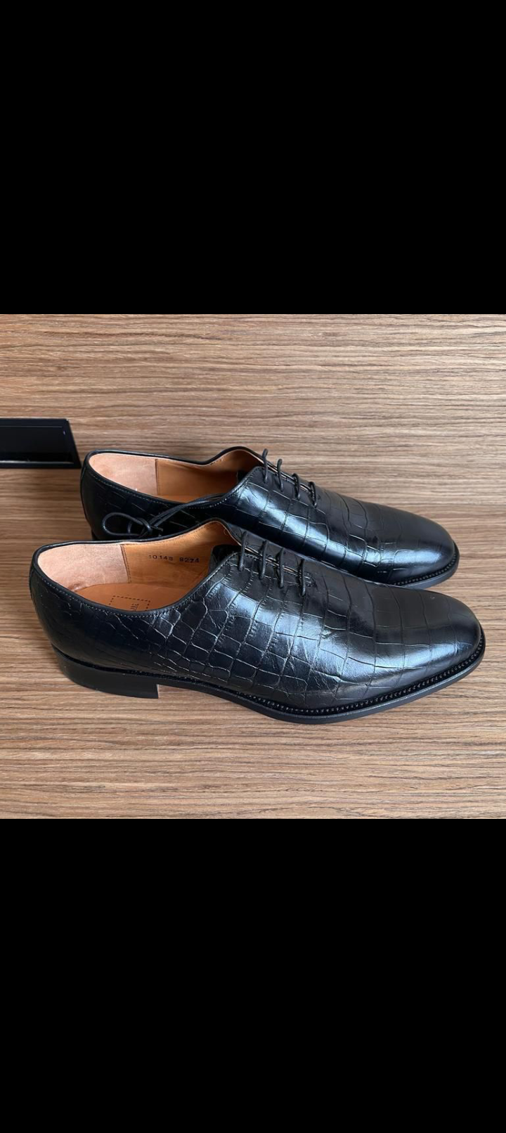 Chaussures en Cuir d'apparence crocodile - Richelieu Pointure 42